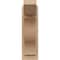Ekena Millwork 6-in W x 12-in D x 20-in H Funston Slat Rough Cedar Woodgrain TimberThane Outlooker, Primed Tan OUTUR060X12X20FST24RCPR - alternate 4
